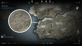 鎌吉の手掛かり・地図