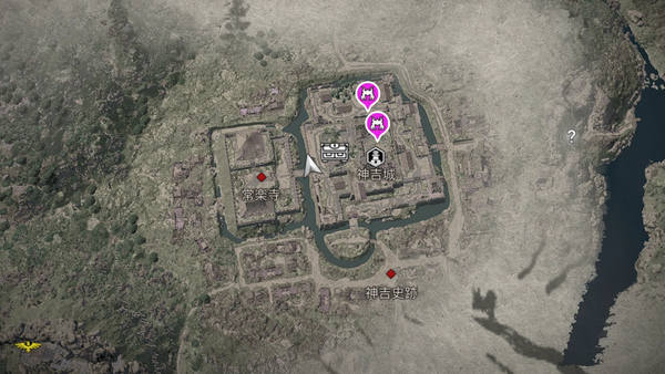 神吉城・侍大将の居場所