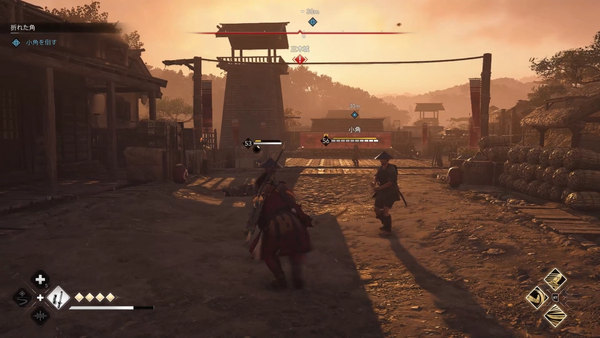 弥助：小角との戦闘