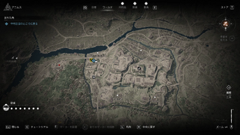 【折れた角】忠滋の居場所・地図