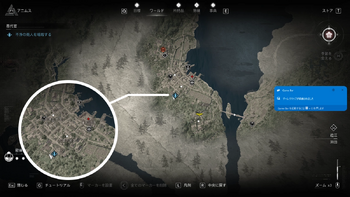 不浄の商人の居場所・地図