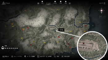 「良き道」の発生場所・地図