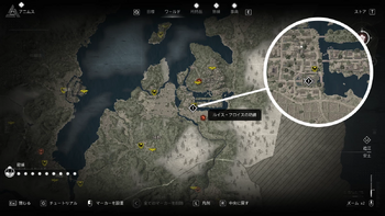 ルイス・フロイスの功績：発生場所・地図