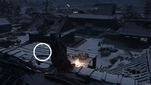 本能寺（アサクリ）の紙片の場所4