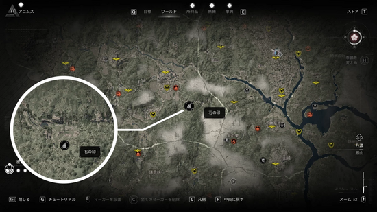 「丹波の石」の場所・地図