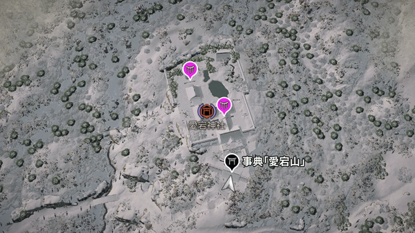 愛宕神社（アサクリ）の参拝map