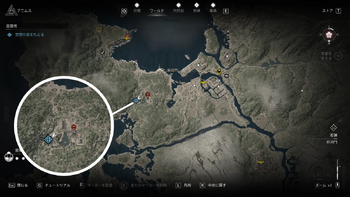 琵琶奏者の居場所・地図