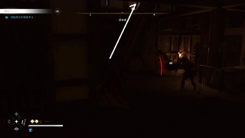 天守閣への侵入・弥助2