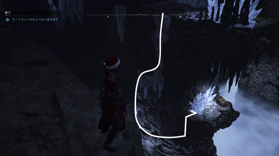 洞窟内を道なりに進む9