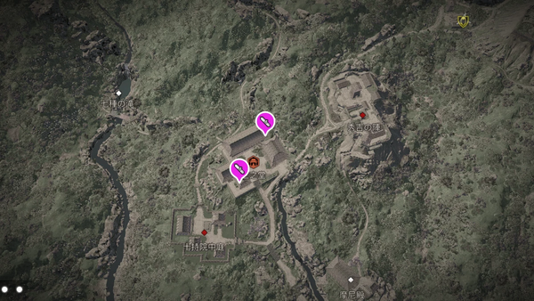 三之堂（アサクリ）の紙片map