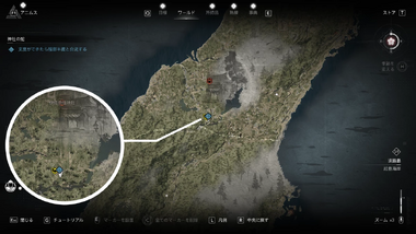 服部半蔵と合流する・地図