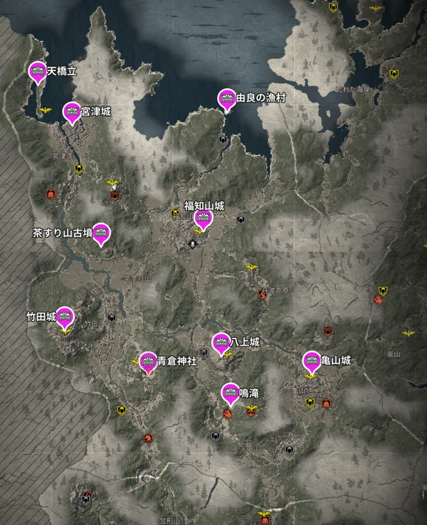 至高の宝箱マップ（丹波）