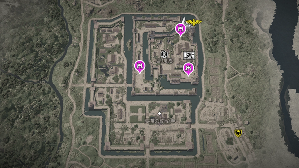 高槻城・侍大将の居場所