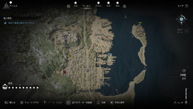 食糧の箱（由良の軍港）・地図