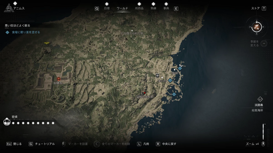 塩田の食糧（3か所）・地図