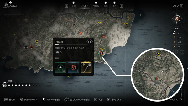 下里古墳の場所・地図