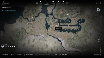 上泉信綱の居場所・地図