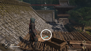 天龍寺（アサクリ）の紙片の場所2