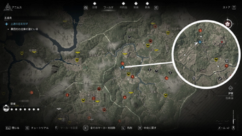 土遁の忍の居場所・地図