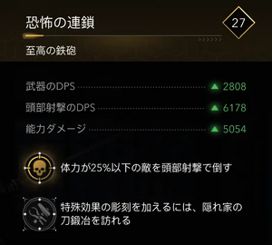 恐怖の連鎖・効果