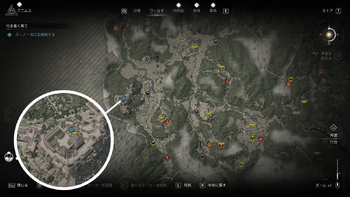 竹田城でヌーノ・カロと対峙する・地図