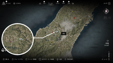 墨絵（伊佐奈伎神社）・地図