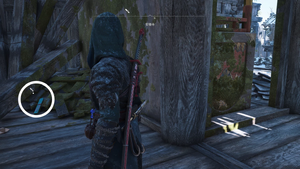 安穏寺（アサクリ）の紙片の場所2