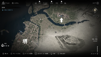 屍食いの居場所・地図