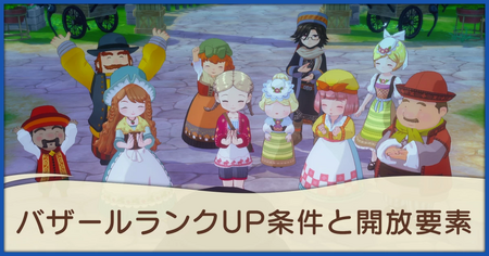 バザールランクUP条件と開放要素