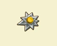 黄色のブローチ