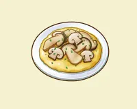 きのこのポレンタ