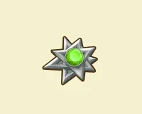 黄緑のブローチ