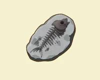 古代魚の化石