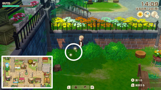 アギの落とし物の場所