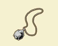 黒いネックレス