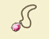 赤いネックレス