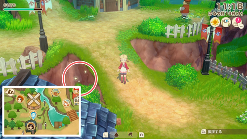 エンジュの落とし物の場所（ちょっとした落とし物）