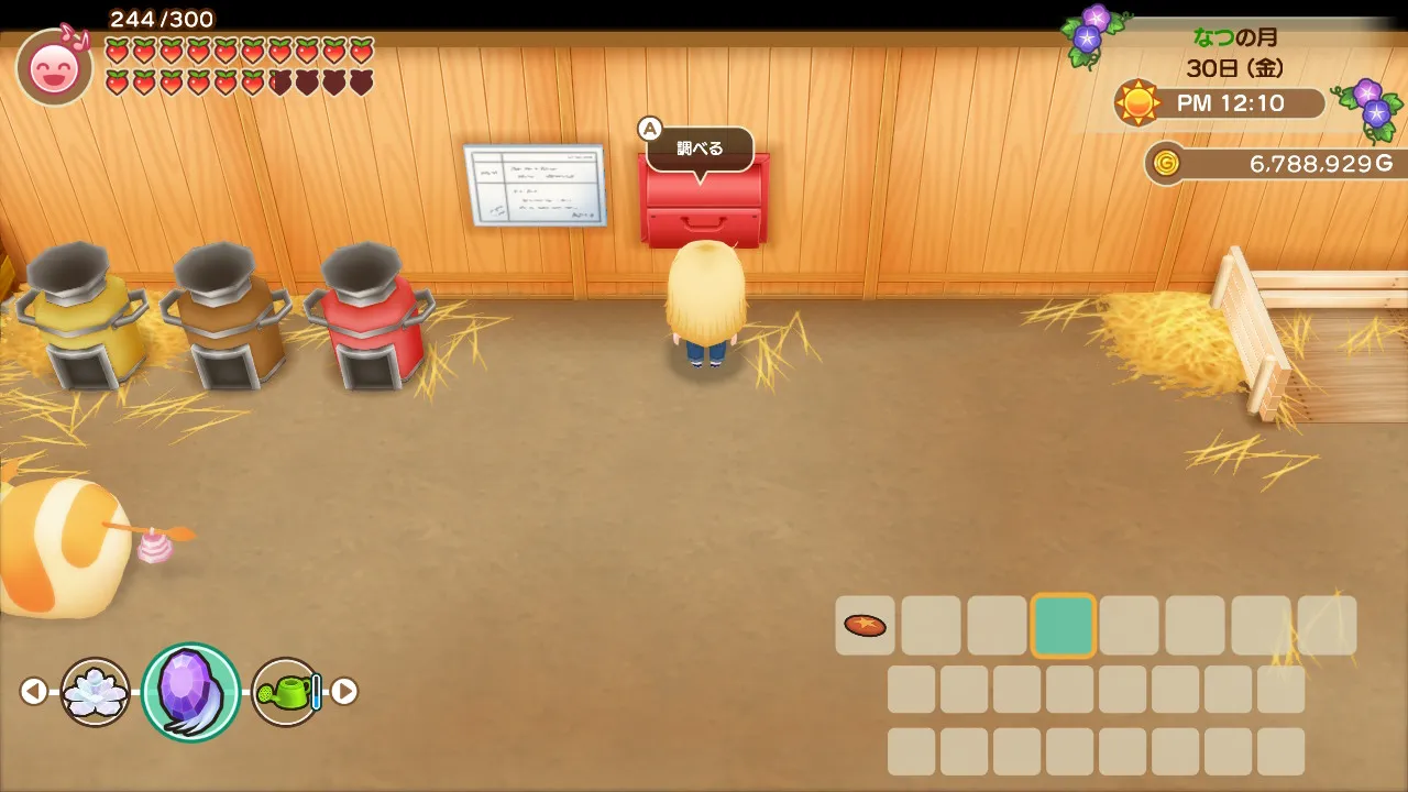 ヒツジのエサやり1