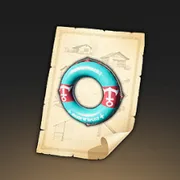 家具レシピ：涼しげな浮輪