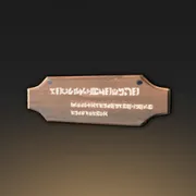 酒場の壁掛け木製看板・その11