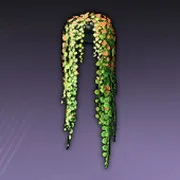 壁掛けの赤い花束