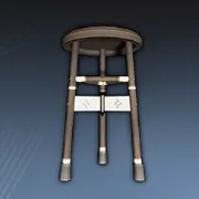 シンプルな丸スツール