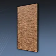 赤レンガの仕切り壁