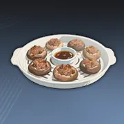 キノコの肉詰め蒸しG1