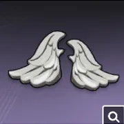 銀の翼・耳飾り