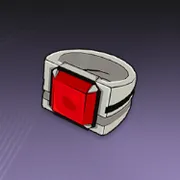 無常の緋石の指輪