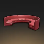 アーチ型ソファ