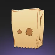 紙袋の頭巾・頭飾り