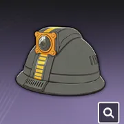 鉱夫のヘルメット・頭飾り