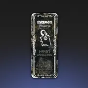 黒いブリキ標識